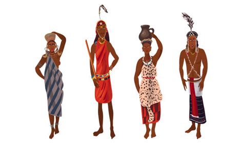 African Tribe Dance Stock Vectors Istock