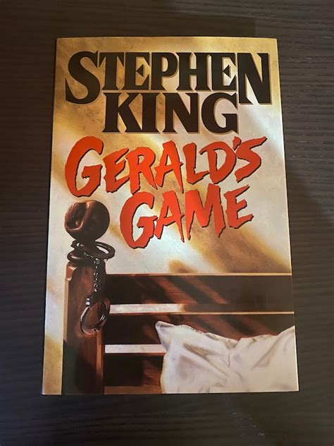 Gerald S Game Stephen King First Edition Book Club Etsy