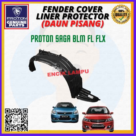 PROTON SAGA BLM FL FLX SAGA VVT 2016 FENDER COVER LINER PROTECTOR