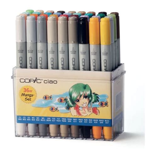 Set Marqueurs Manga Copic Ciao Manga Copic Multicolore Assort