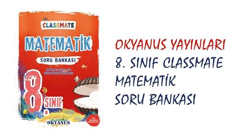 Okyanus Yay Nlar S N F Classmate Matematik Soru Bankas Analiz Ve