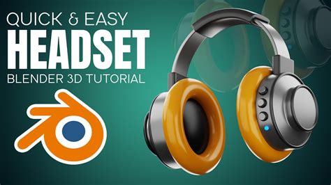 Blender 3d Headset Modeling Tutorial Quick And Easy Blender 3d Tutorial Youtube