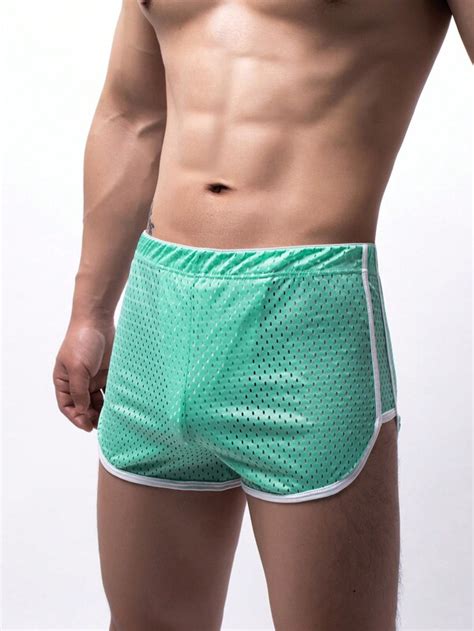 Men Contrast Binding Boxer Brief SHEIN USA