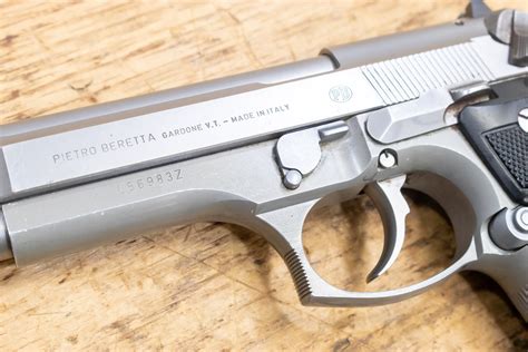 Beretta 92FS Stainless 9mm 15 Round Trade In Pistol Sportsman S