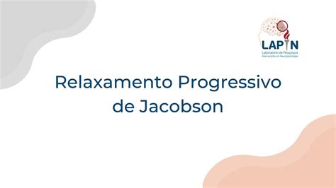 Relaxamento Progressivo De Jacobson YouTube