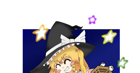 東方project ツインテ魔理沙 イシケン黄緑色の亀のイラスト Pixiv