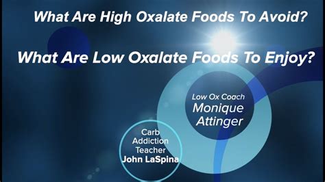 What Are High Oxalate Foods To Avoid? What Are Low Oxalate Foods To ...