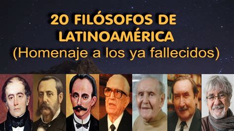 Fil Sofos De Latinoam Rica Homenaje A Grandes Pensadores