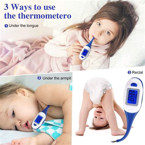 Digital Thermometer Accurate Oral Thermometer With Flexible Tip