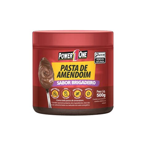 Pasta Amendoim Sabor Brigadeiro Proteico G Power One