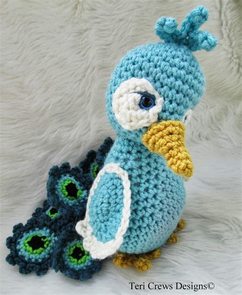 Teri S Blog New Simply Cute Peacock Crochet Pattern