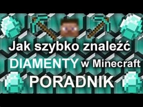 Jak znaleść diamenty w minecraft nie fake YouTube