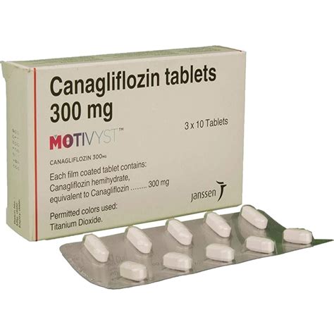 motivyst canagliflozin mg tablet johnson johnson