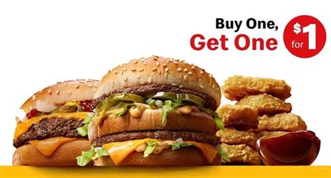 McDonald's Offers BOGO $1 Big Macs, Quarter Pounders with Cheese And 10 ...