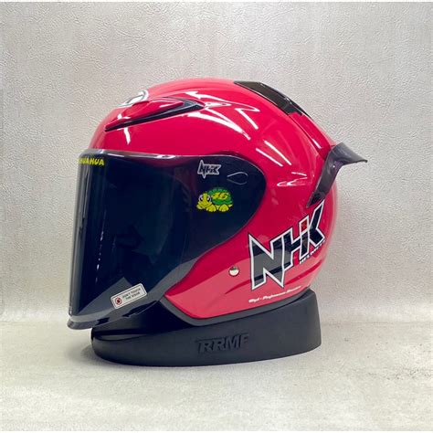 Jual Helm Nhk R Solid Magenta Paket Ganteng I Visor Iridium I Helm