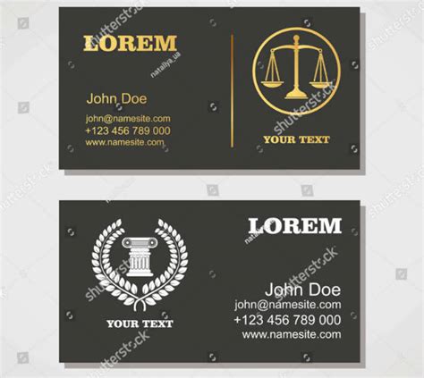 17+ Lawyer Business Card Designs & Templates - PSD, AI, Illustrator