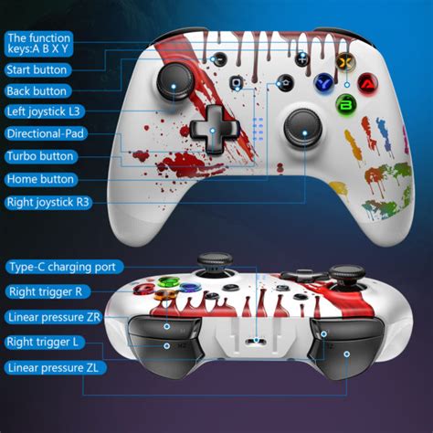 EasySMX Bayard 9124 Tri Mode Wireless Gaming Controller Graffiti