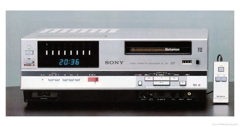 Sony SL J10 Betamax Video Cassette Recorder Manual HiFi Engine