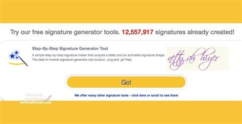 Cara Buat Tanda Tangan Digital Online Percuma - Netty Ah Hiyer