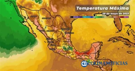 Colima inicia semana con temperaturas máximas que llegarían de 35 a 40