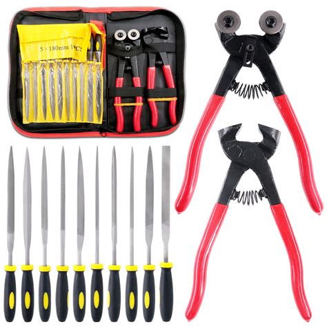 Buy Swpeet 12Pcs Mosaic Tools With Needle File Set Including Heavy