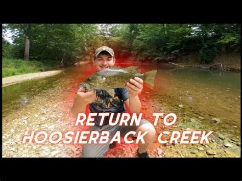 Indiana Creek Fishing For Smallmouth Cedar Bluff Nature Preserve Youtube