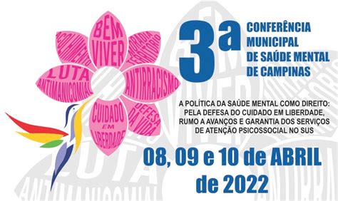 A 3ª Conferência Municipal De Saúde Mental De Campinas Vem Ai