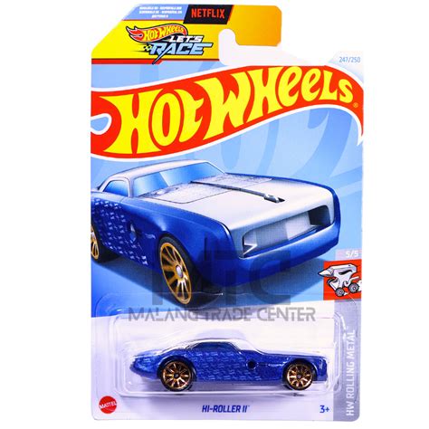 Hot Wheels Hi Roller II Blue Q 2024 Shopee Malaysia