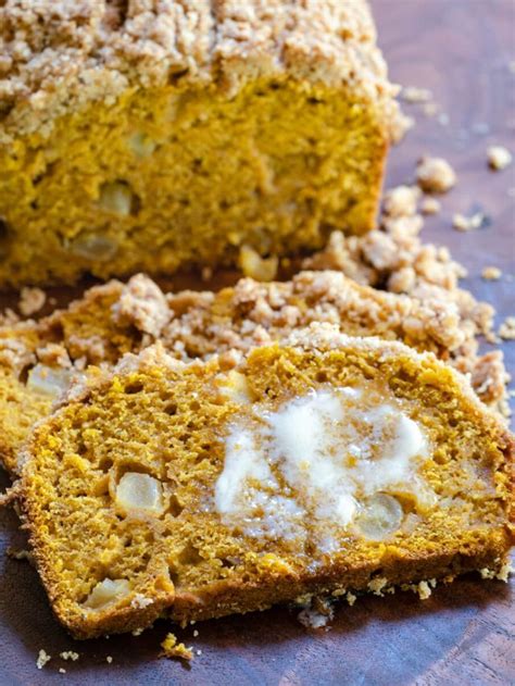 Pumpkin Apple Bread With Streusel Topping Story Hostess At Heart