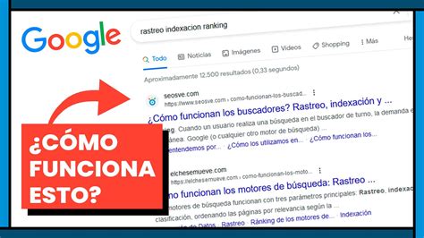 Cómo funcionan los buscadores Rastreo indexación y ranking seosve