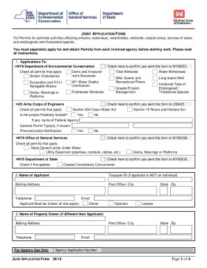 Fillable Online Joint Application Form Instructions And Joint