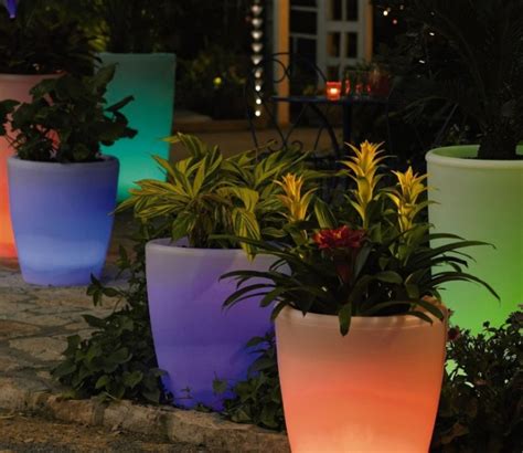 Solar Illuminated Planter