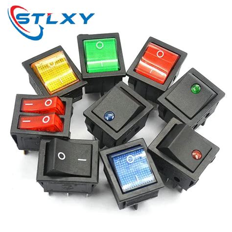 1 шт. переключатель питания KCD4, переключатель питания ВКЛ-ВЫКЛ, 3 ...