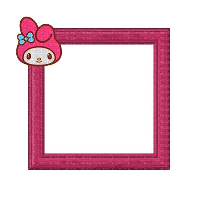 Small Pink Frame Small Pink My Melody Mymelody Frame Cute