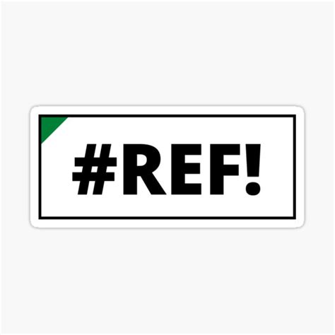 Ref Sticker For Sale By Tomorrowquotes Redbubble