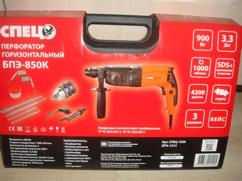 Перфоратор СПЕЦ-БПЭ-850К — LADA 21102, 1,5 л., 2000 года | аксессуары ...