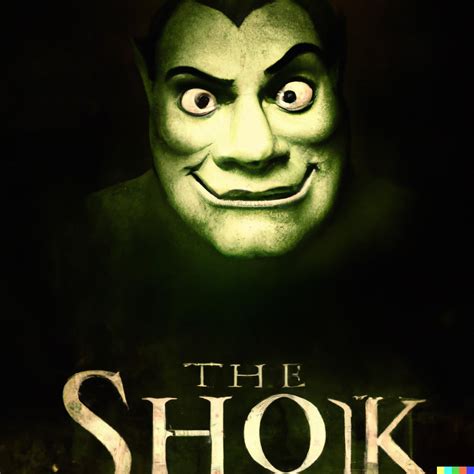 Cover art for a shrek horror movie – DALL·E 2 Images