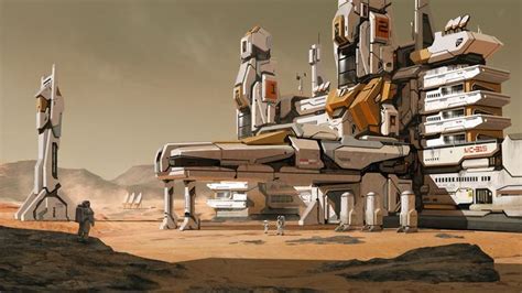 "Mars Colony 1", Natalia Babiy on ArtStation at https://www.artstation ...