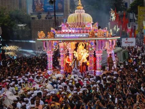 Dagdusheth Ganapati Will Participate In The Immersion Procession At 4