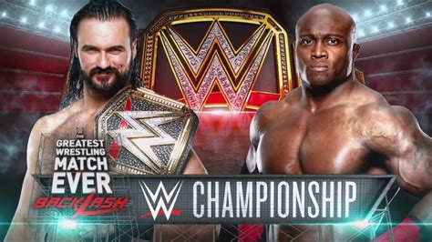 Wwe Backlash Drew Mcintyre Vs Bobby Lashley Official Match