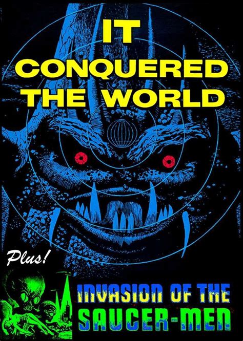 It Conquered The World 1956 Invasion Of The Saucer Men 1957 Super Sci Fi Double Feature Dvd R