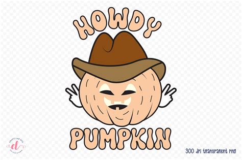 Howdy Pumpkin Png Retro Halloween Png By Craftlabsvg Thehungryjpeg