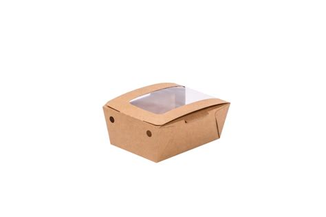 Disposable Hot Food Box With Transparent Window Bulk Wholesale Elements Cup