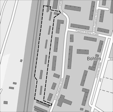 Entwurf Bebauungsplan Wohnbebauung Ernst Thälmann Straße