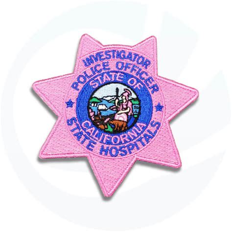 Pink Fashion Police Badge