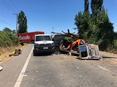 Un Muerto Y Trece Heridos Deja Choque Frontal En Longav S Ptima