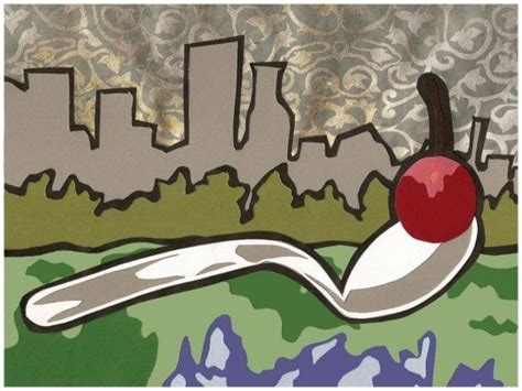 Cherry And Spoon Print 25 Collage Artwork Walker Art Center Walker