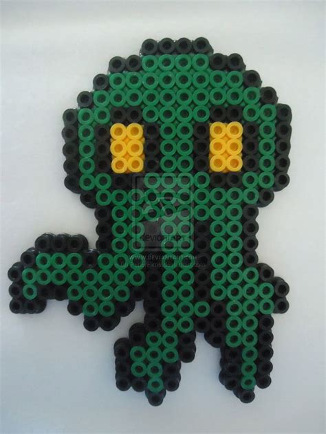 Cthulhu By Perlerhime On Deviantart Perler Beads Designs Perler Bead