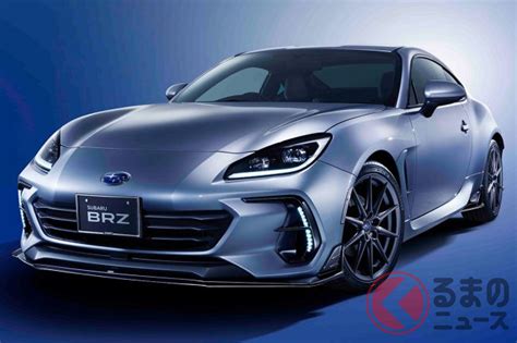 スバル新型「brz」のsti仕様を一般初公開！ エアロカスタムはどう進化した？ くるまのニュース