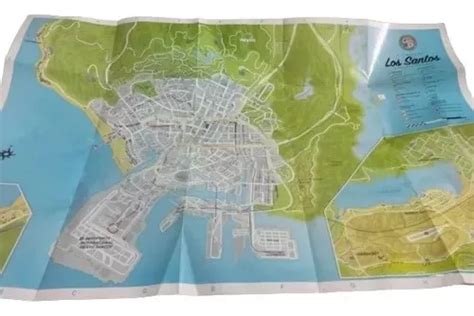 Mapa Gta 5 Grand Theft Auto 5 Original MercadoLivre